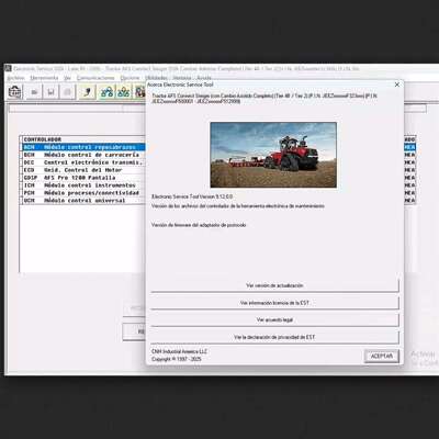 CNH EST SCANNER With CNH EST 9.12 Engineering Level Software