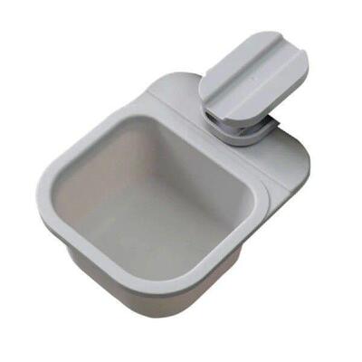 1 Pcs Kitchen Hidden Waste Bin Rotating Table Under