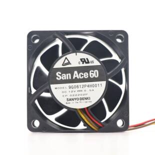 山洋9G0612P4H001机柜散热6025高转速12v低噪音轴流风机