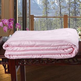 天丝莫代尔亲肤保暖加厚木棉蚕丝被冬被秋提花冬被子单双人被