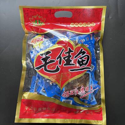 湖南平江特产君健毛佳香辣毛毛鱼干40包李辉香辣酱汁鱼仔本地同款