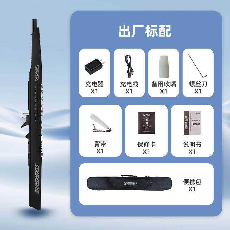 正品盛瑞Sr0型00电动管吹2023国产新数字乐器电动葫芦丝6笛电动初