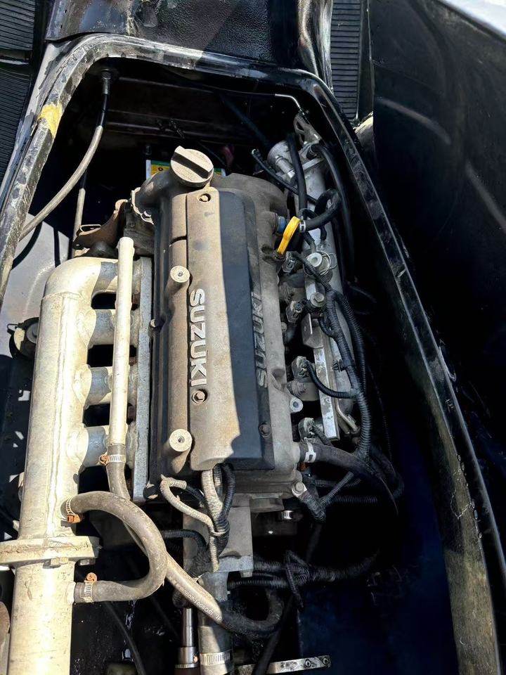 20年下水海神铃木1.3发动机摩托艇带倒档正常使用