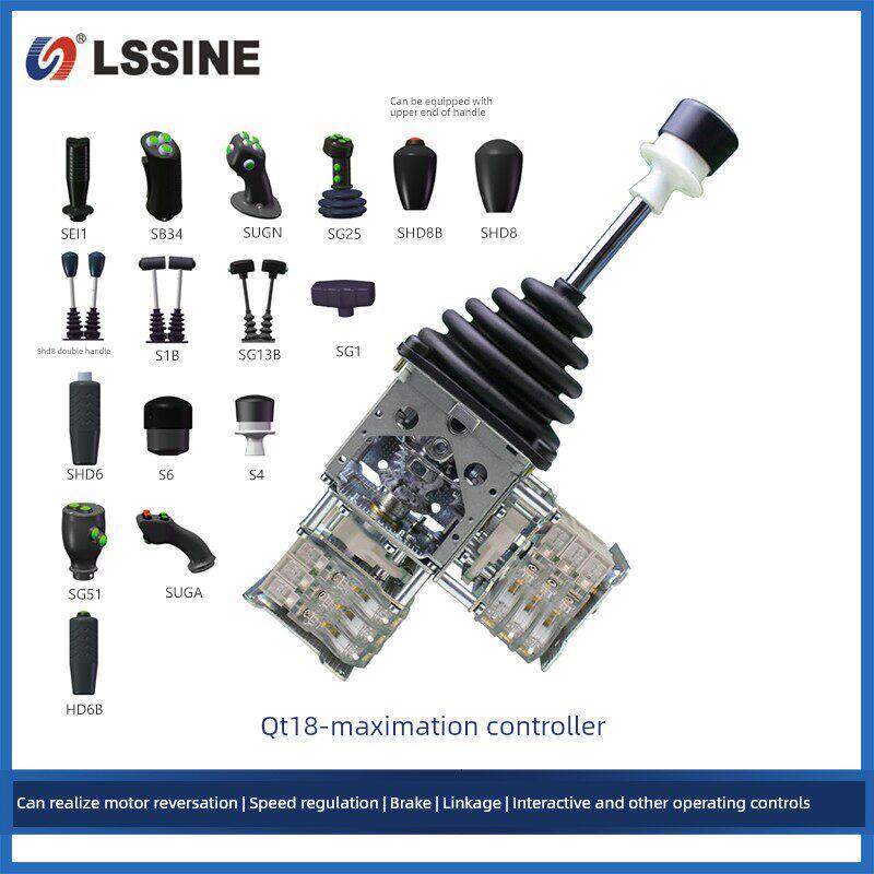 Qt18主指挥控制器Dqt1双机构方形操作控制器工业摇杆
