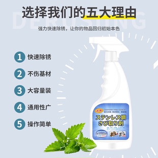 工业强力除锈剂钢铁钢筋金属快速清洗清洁家用门窗除去锈水防锈液