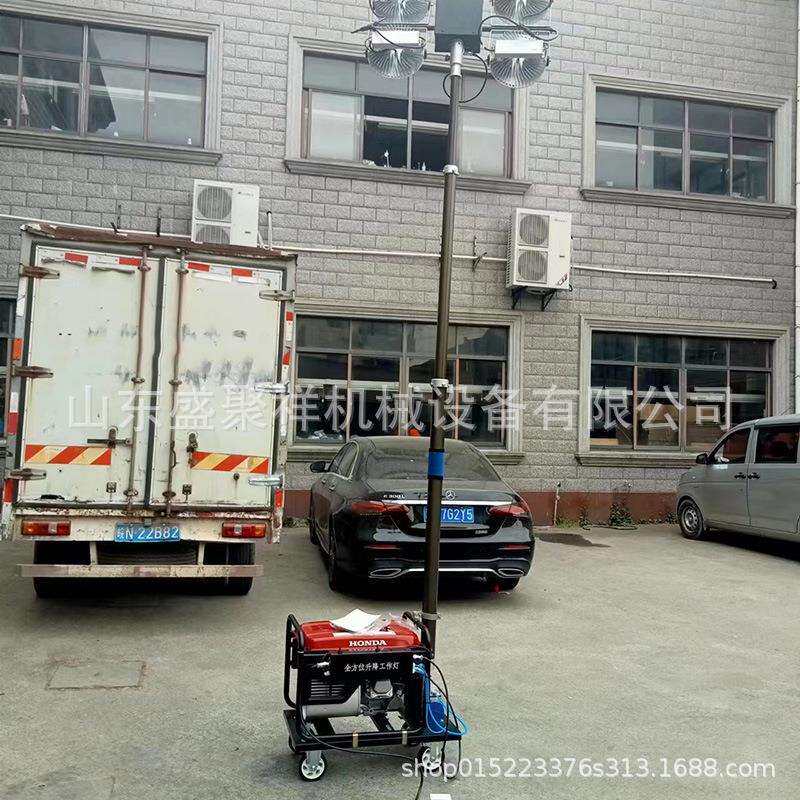 应急救灾照明灯夜间施工工作灯自动升降抢修灯泛光灯移动照明车