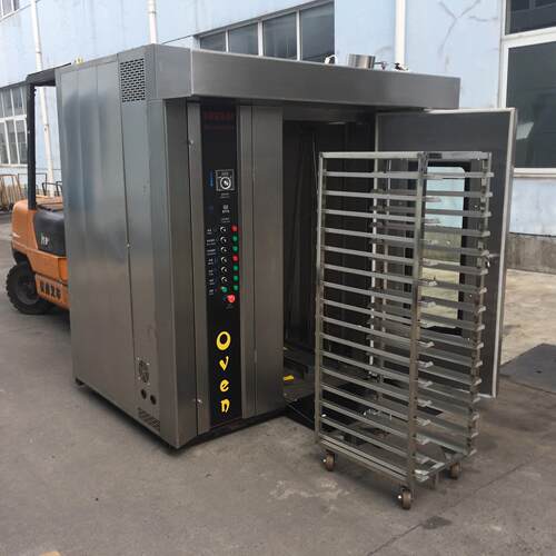 烤面包月饼 16盘热风循环烤箱大型推车式燃气烘烤炉Rotary oven