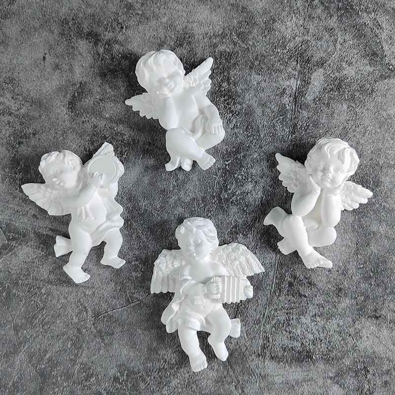 小天使系列翻糖硅胶模具欧式巴洛克蛋糕装饰丘比特巧克力烘焙磨具