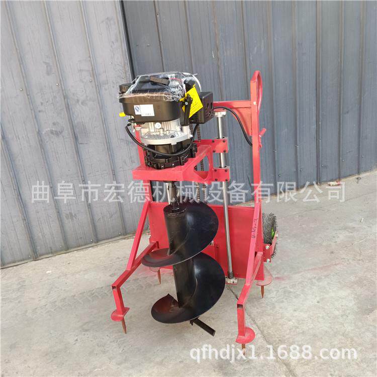 植树便携式打坑机手提式汽油挖坑机汽油植树打孔机