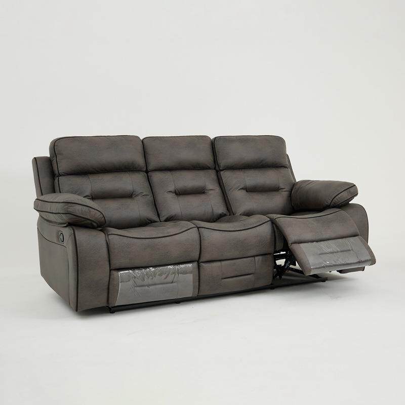 北欧高靠背三人直排沙发电动功能可坐可躺小户型客厅组合休闲沙发