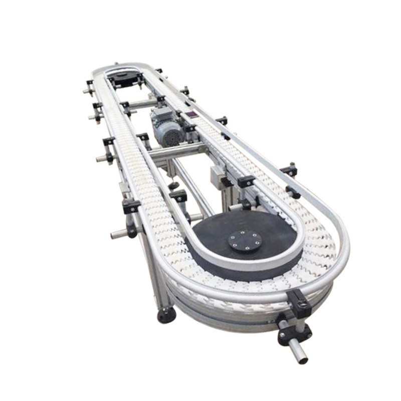 塑料网带转弯机灌装分装输送线环形弧形U型90度180度