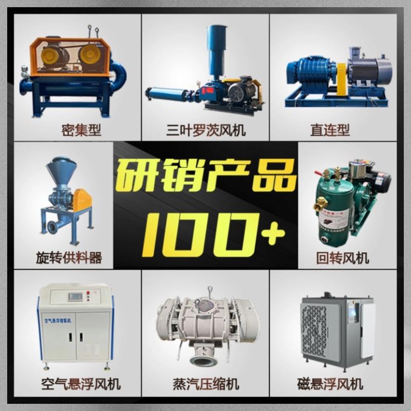 罗茨766风机源头厂家污水产处理水养殖供曝气大罗功氧率稳定茨鼓