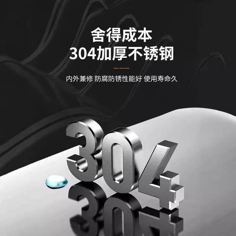 304加厚不锈钢电脑桌办公桌子收银台净化车间写字桌工作台带抽屉