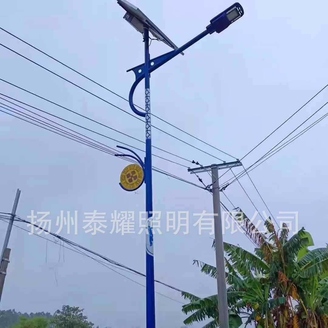 户外高杆路灯灯杆6米10米12米单双臂变径海螺臂广西瑶族能路灯杆