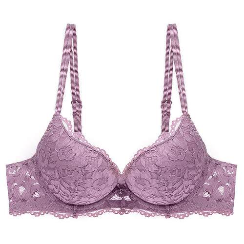 Luxurious Comfort Bra - Double Strap Thick Cup Push-Up