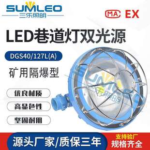 DGS40 矿用隔爆型LED巷道灯双光源 LED防爆投光灯 127L
