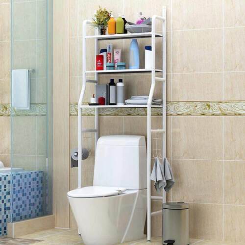 corner stand bathroom bathroom toilet shelf floor washroom