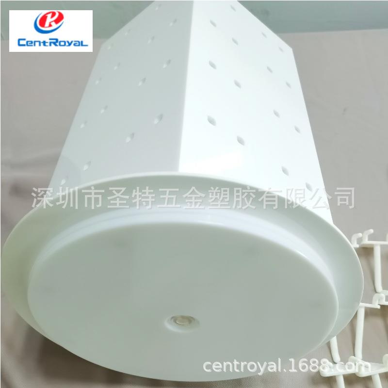 工厂设计 塑料饰品展示架 可旋转带挂钩展示架 桌面亚克力展示架