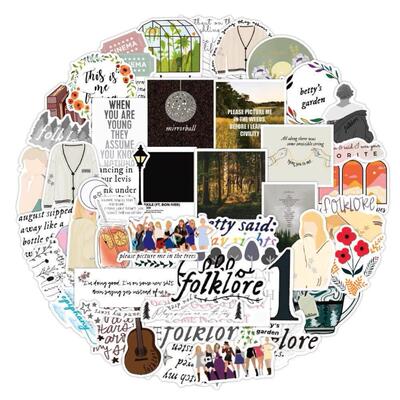 50PCS Alison Swift Taylor Folk Song Stickers Laptop Guitar S