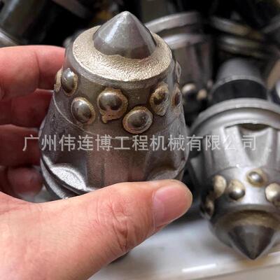 旋挖钻机钻头截齿3055砂石层硬岩层凿岩机打桩机20合金钢钻齿配件