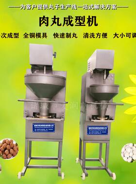 功能丸子机 类贡成丸成型机厂家 嫩滑型丸子成型多机器KVJ狮子头