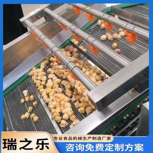 鲜竹笋清洗机春笋浸泡清洗山野菜全套卤煮藕片漂烫线全自动