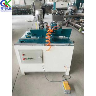 液压打孔攻丝机卧式打孔开牙一体机小型拖把杆扫把杆螺纹机