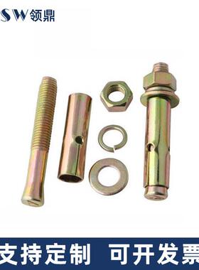 镀膨锌胀螺丝外膨螺胀栓 铁/碳钢拉爆挂钩964膨胀螺栓M6M8M210M1-