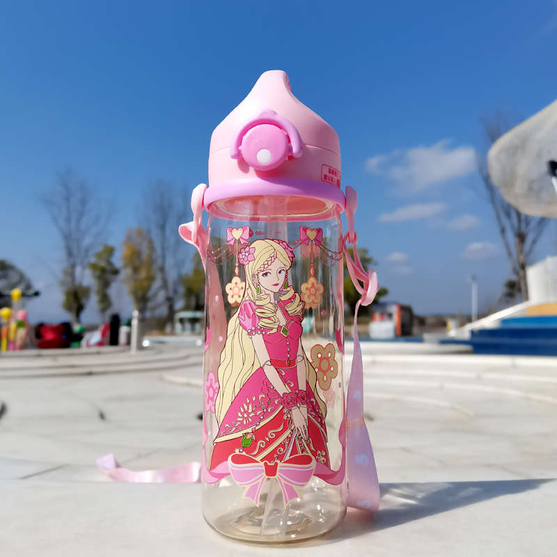 叶罗丽灵冰公主儿童水杯小学生水壶女生杯子夏天幼儿园ppsu材质