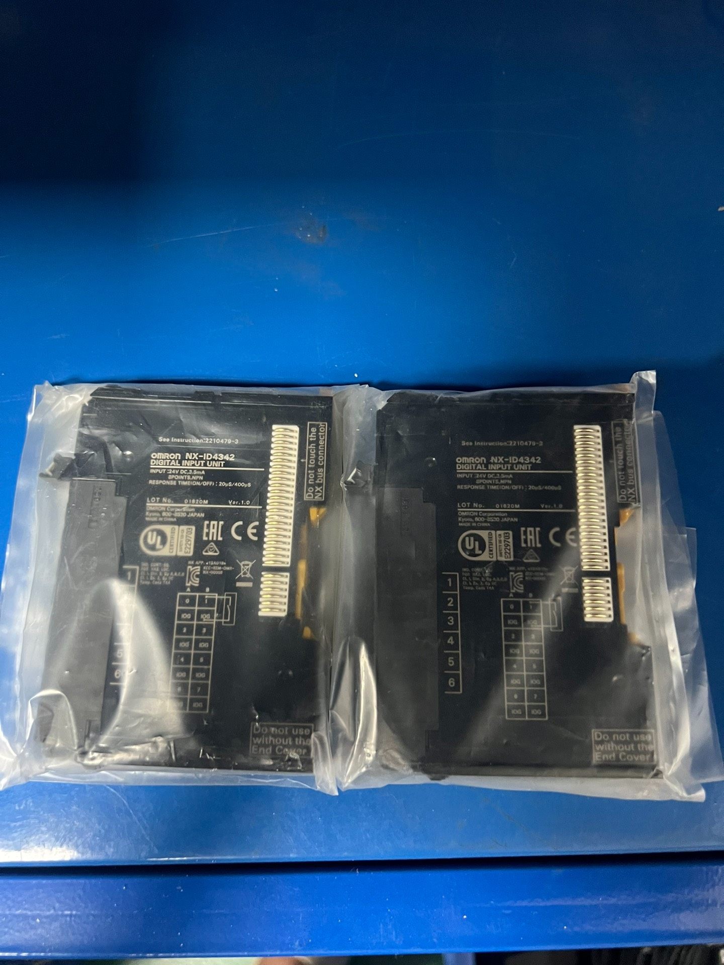 全新欧姆龙PLC模块NX-ID4342，两片打包单价300元