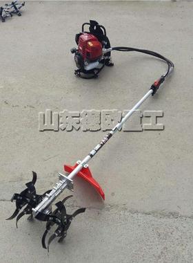 背负式除草机草 便携IJR式松锄地机 田作物除设备 中耕除间草土一