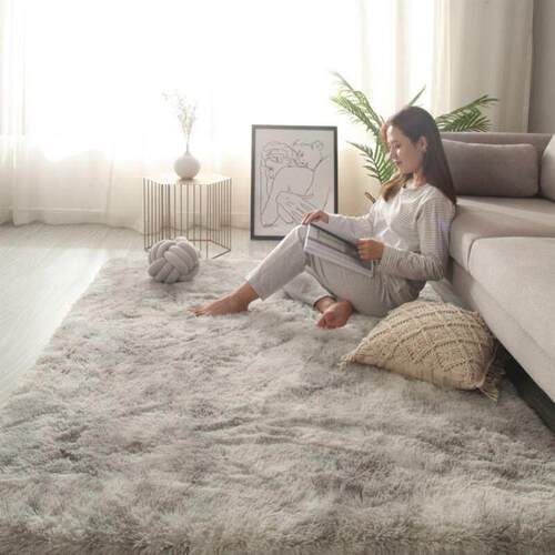 Living Room Bedroom Rug Soft Plush Carpet non-slip Floor Mat