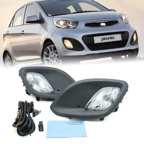 适用于起亚Picanto Morning 2012-2014雾灯总成带开关