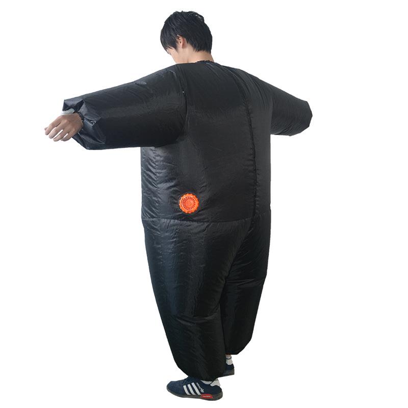 骷髅充气服舞台万圣节圣诞节人偶排骨充气服装表演服搞怪吓人