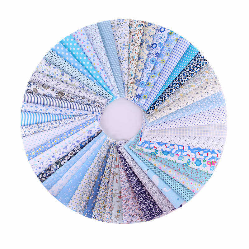 DIY手工布料布组 纯棉蓝色系平纹 25*25cm 小布头小碎花,纺织面料/辅料/配套,面料/布类,淘宝优惠券,粉丝福利购,淘宝优惠卷