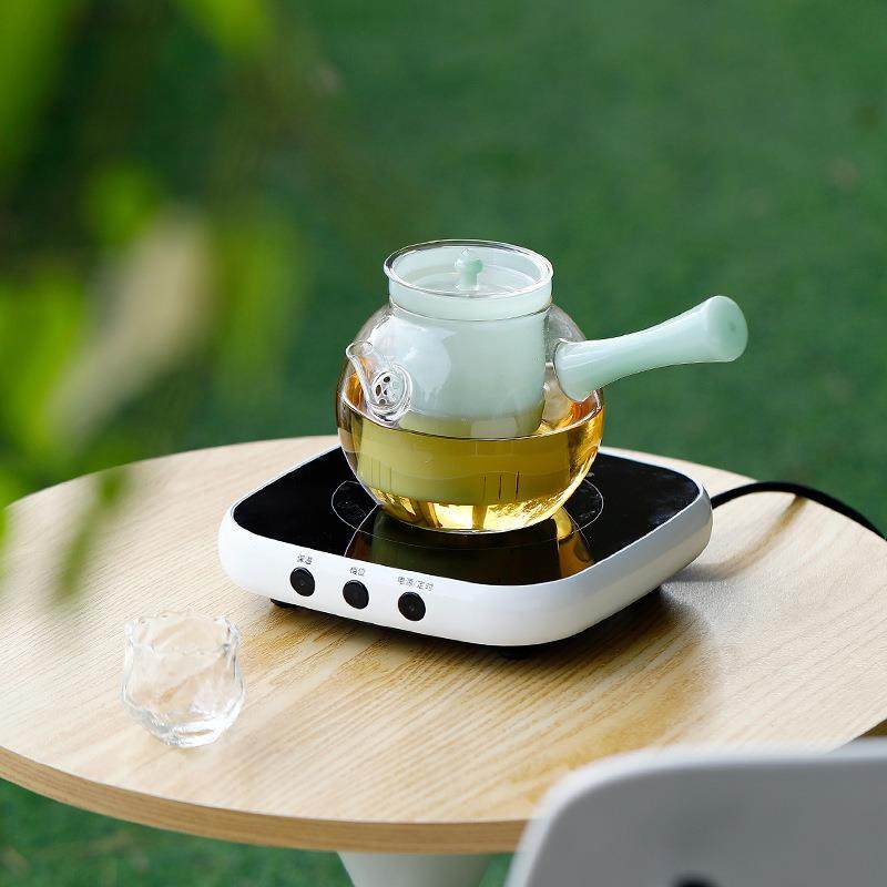 高硼硅玻璃煮茶壶绿茶白茶龙井电陶炉煮茶器泡茶围炉煮茶玻璃茶壶