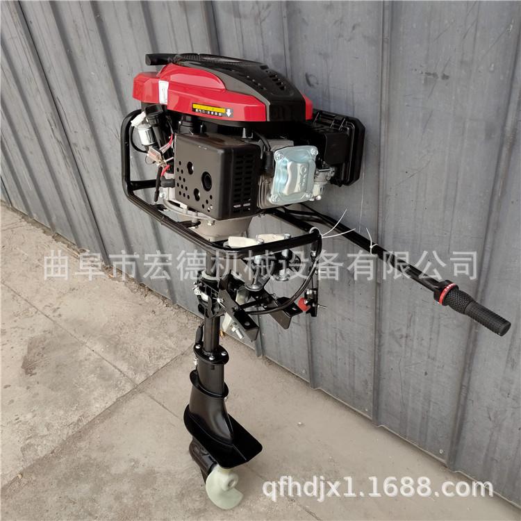 汽油船用挂机 小型渔船推进器 4冲程8马力船外机视频