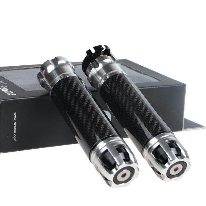 摩托车把套改装配件助力车油门手把胶越野车跑车碳纤维手柄套把手