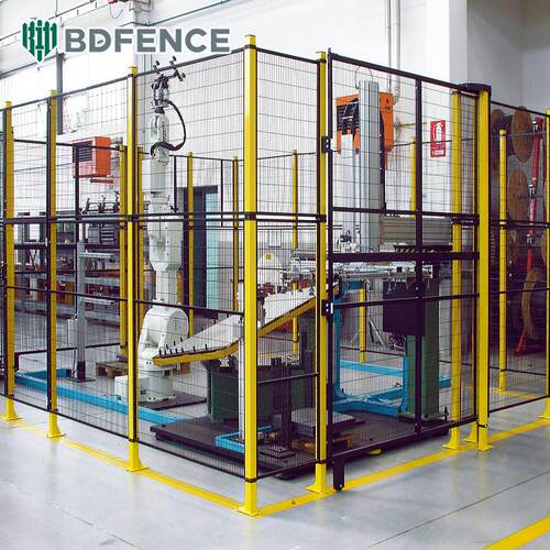 无缝车间隔离网工厂设备分区防护网仓库机器人防护网Robot Fence