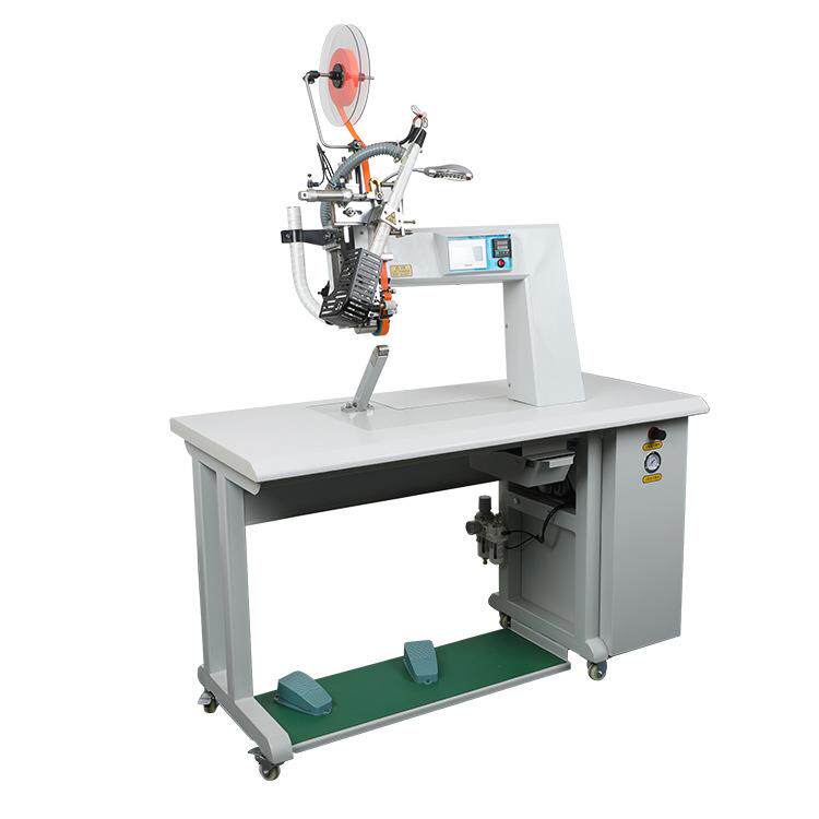 登山袜套热风缝口密封鞋套压胶机压胶机布料鞋套缝口机压合机