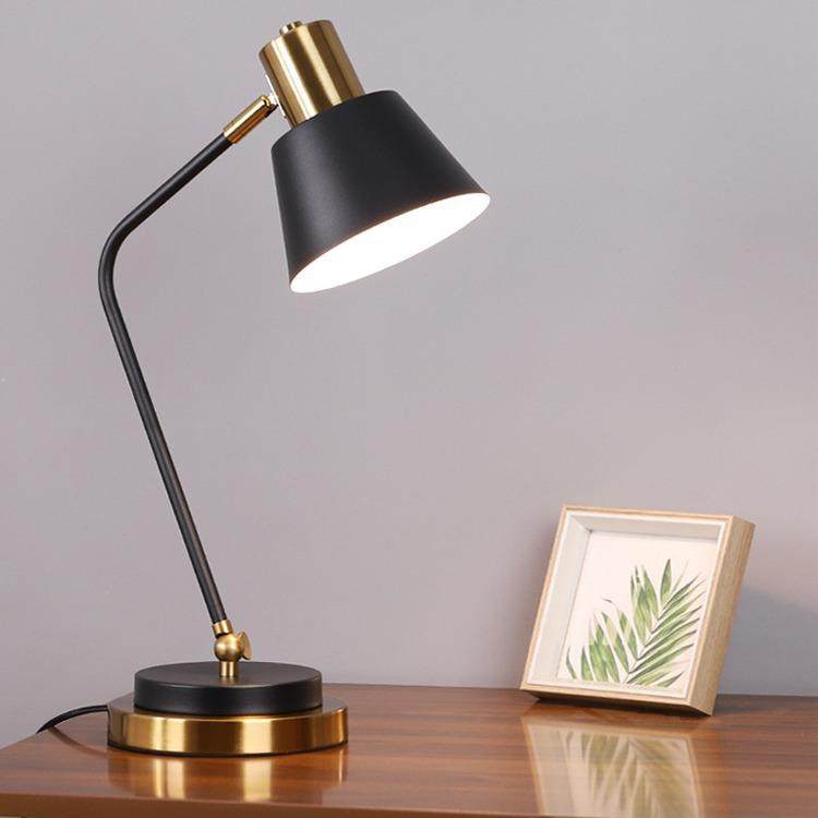 后现代轻奢书房台灯卧室床头阅读灯北欧创意时尚看书学习书桌台灯