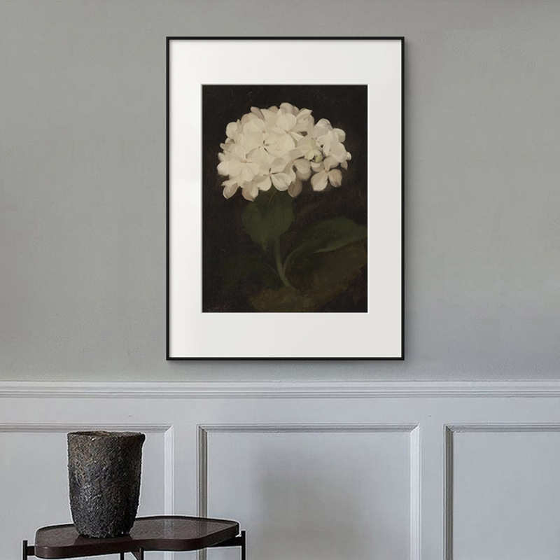 复古植物花卉花朵静物装饰画法式墙壁画欧式餐厅墙面艺术挂画摆画图片