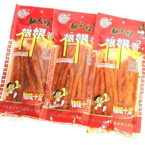 湖南特产大袋辣翻天根根香146g*3袋麻辣条面筋沭阳零食包邮