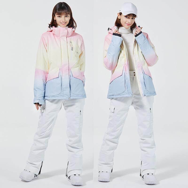 新款滑雪服单板双板女款冬季户外保暖加厚韩版