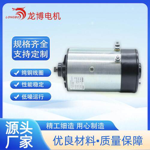 励磁直流有刷电机大功率2000w12v24V动力元马达