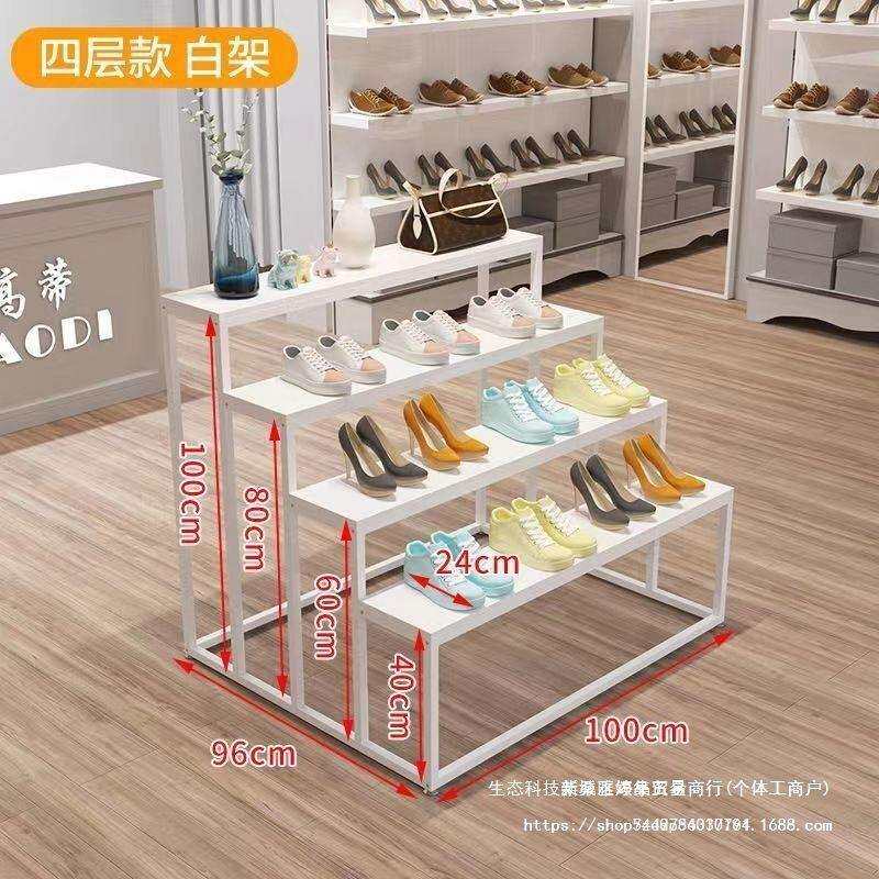 多功能落地式四层室内多肉花架置物架阶梯式花店展示加宽