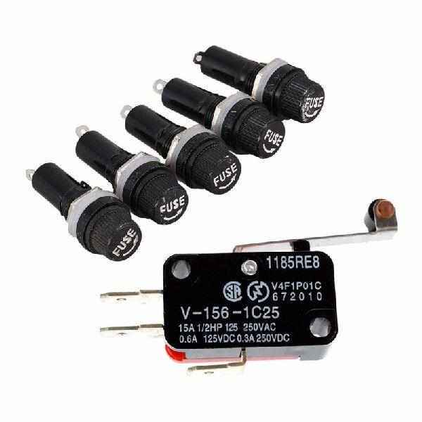 1 Pcs Mini Limit Switch Long Hinge &amp; 5 Pcs AC 125V 1