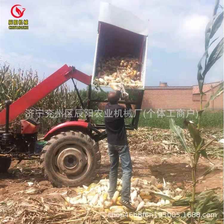 甘肃热销带箱玉米机收获新秸还田机玉米去皮拖拉机LCC配套秆使机