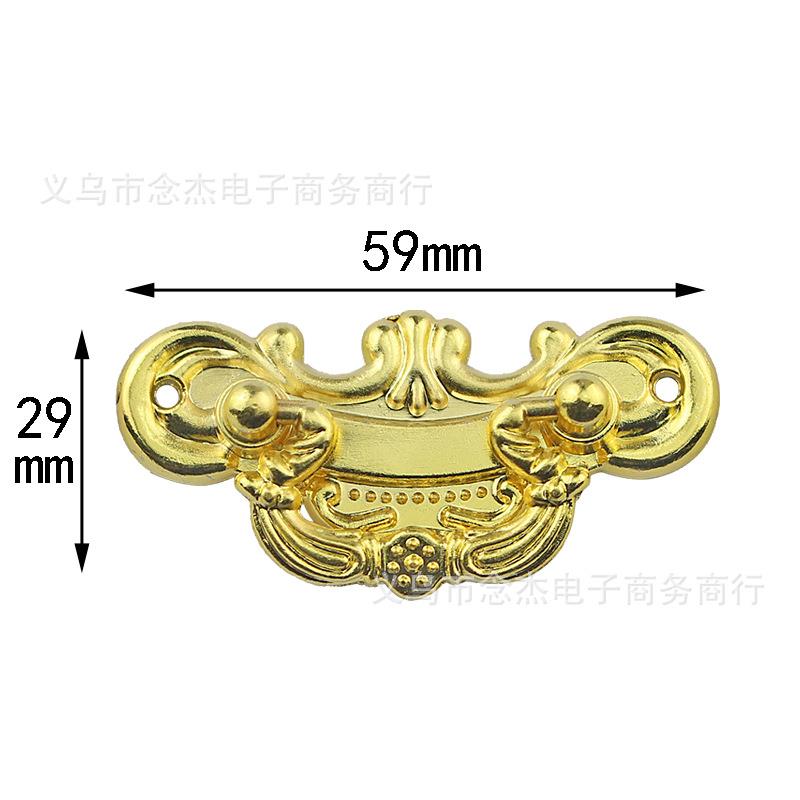 59MM橱柜拉手仿古箱复古拉手中式拉手家具拉手包装盒拉手抽屉拉手