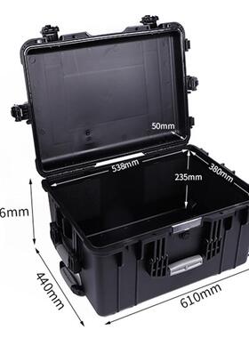 黑色手拉杆航空输防运护箱D6D61331表33防摔精密仪器仪拉提杆箱